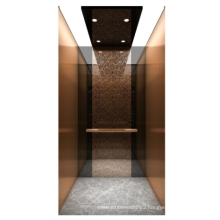 Black titanium mirror etching stainess steel  Luxury home lifts prices residential elevator